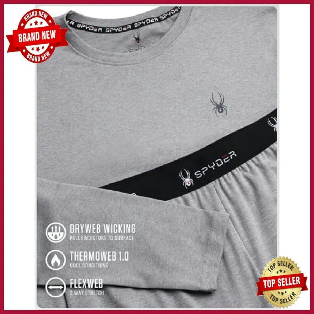 Men's Fleece Lined Thermal Base Layer Set Top & Bottom
